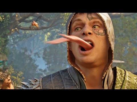 Reptiles Eats an Insect for Fun