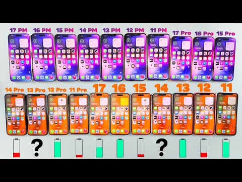 Apple iPhone Pro MAX vs PRO vs BASE Models - REAL Life Battery DRAIN Test 🔥