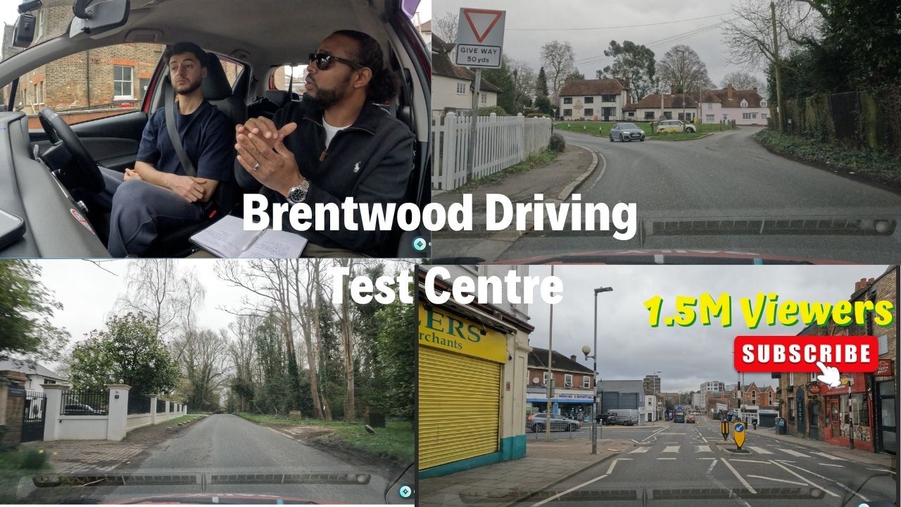 🚨Brentwood Driving Test Route 2026| Allan| Learn to Drive-:Driving test tips.⏰🚨