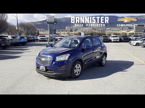 2016 Chevrolet Trax FWD 4dr LS in Blue for sale at Bannister Chevrolet Penticton in Penticton, BC