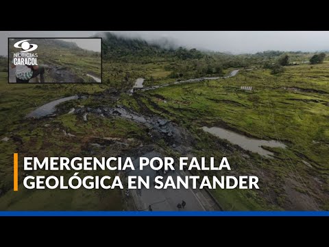 Deslizamientos en Santander dejan a cientos de familias damnificadas y bloquean vías principales