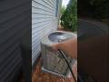 Summer is here, clean your ac coils for optimum operation. #hvac #ac #diy