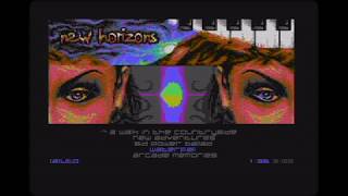C64 Demo - New Horizons by Samar Productions - recorded on real C64 with 2 FPGASIDs