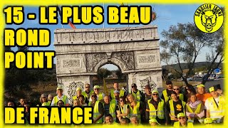 Tour Eiffel en palettes - TOUR DE FRANCE DES GILETS JAUNES - 15 ème étape