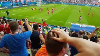 Son goal vs Germany reaction/손흥민 골 독일전 직캠