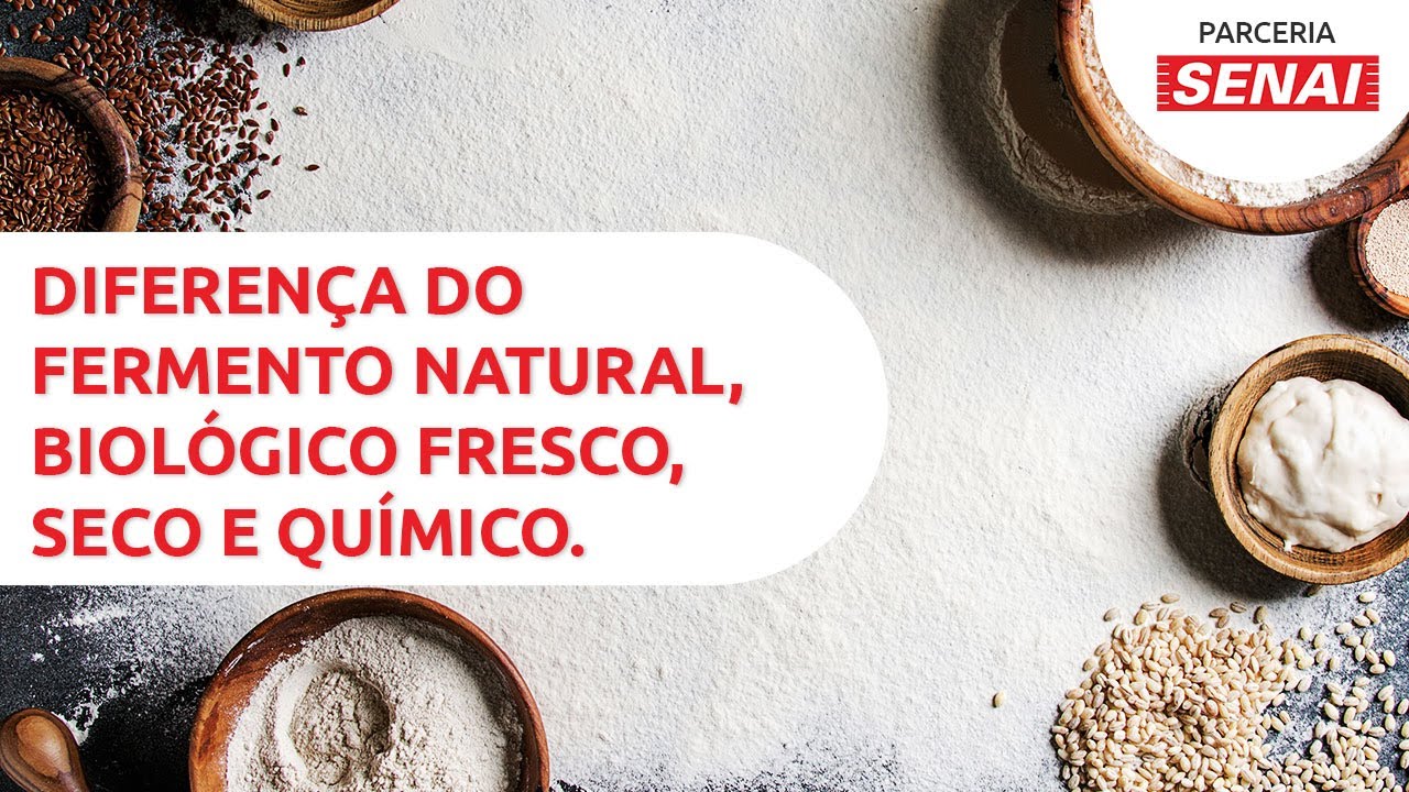 Qual a diferença do fermento natural, biológico fresco, seco e químico? – CANAL SENAI-PADACON