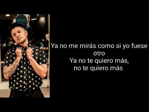 Borja Rubio ft Pasabordo - Fuiste mala (LETRA)