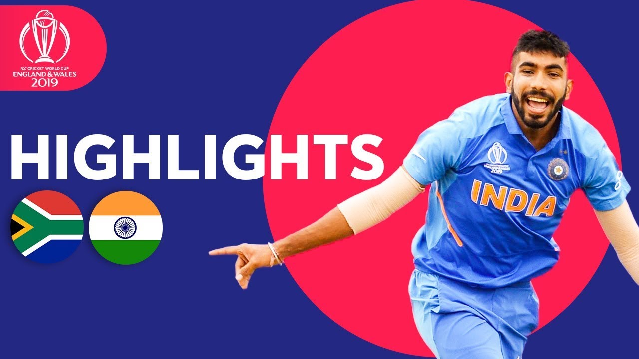 South Africa vs India | ICC Cricket World Cup 2019 - Match Highlights