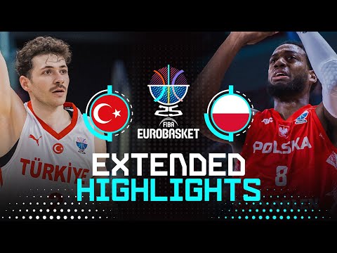 Türkiye 🇹🇷 vs Poland 🇵🇱 | Quarter-Finals | Extended Highlights | FIBA EuroBasket 2025