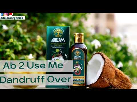 100% Organic Anti-dandruff hair oil that removes your dandruff in just 2 uses! #haircare #organic