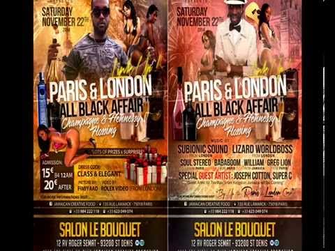 PARIS & LONDON LINK UP - ALL BLACK AFFAIR @SalonLeBouquet