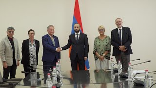 Foreign Minister of Armenia Ararat Mirzoyan received the representatives of the France-Armenia Friendship Group of the French Senate