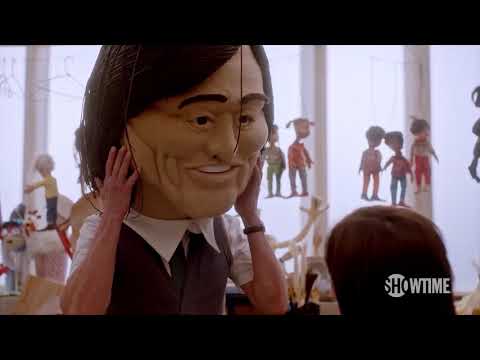 Kidding (2018) official trailer frame: Mr. Pickles smiling on a bright set that hides a darker subtext