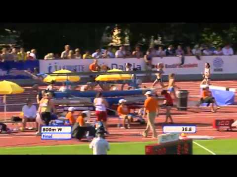 Tallinn 2011 European Athletics Junior Championships Women`s 800m FINAL