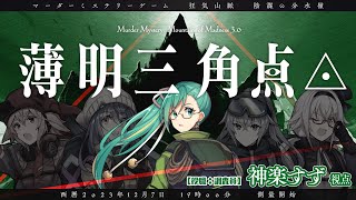 【マーダーミステリー「狂気山脈　陰謀の分水嶺」】薄明三角点 【調査員・神楽すず視点】#登山隊いよいよリストラかも
