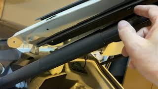 2016 Lincoln MKX rear upper third brake light replacement.