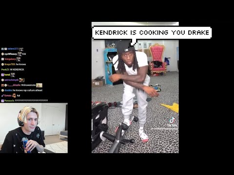 xQc reacts to Kai Cenat's Argument on Kendrick Lamar vs Drake