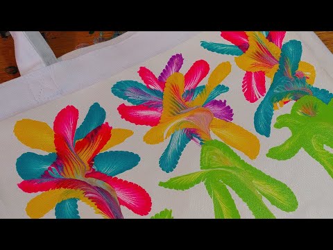 Review Of Arteza Fabric Paint For Use By Pouring Artists! (325)