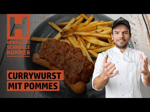 Schnelles Currywurst mit Pommes Rezept aus dem Philips Airfryer Dual Basket von Steffen Henssler