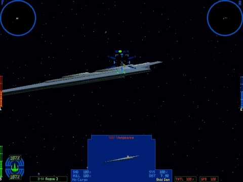 Playthrough of X-Wing vs TIE Fighter Final Rebel Mission - Destroy the Vengeance