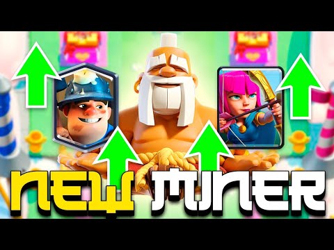 THIS *NEW* MINER CONTROL DECK IS BROKEN - Clash Royale