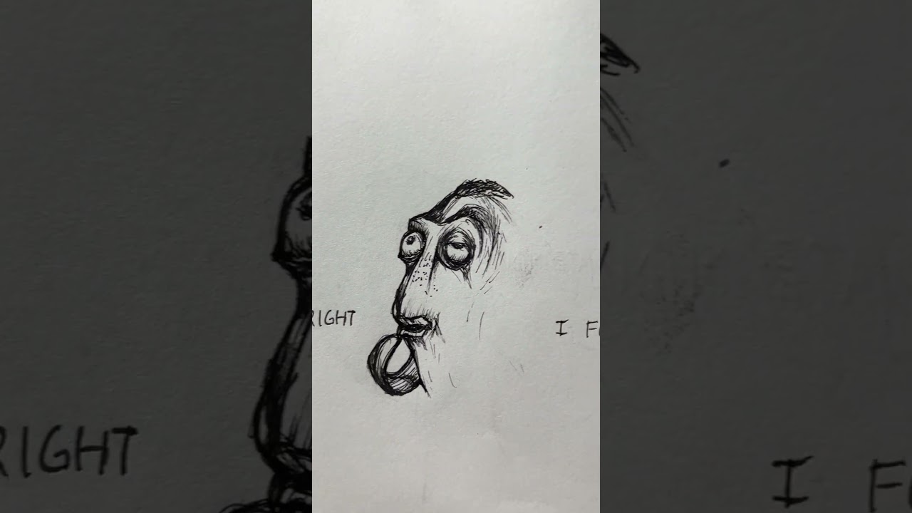 Dori forgets about Nemo #my #art #drawing #artist #artwork #cartoon #sketch #animation #draw