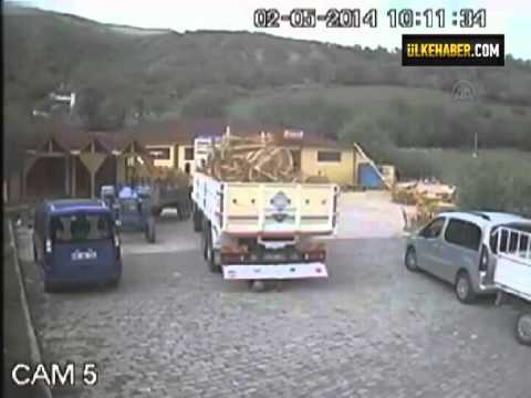 Üstünden kamyon geçti burnu bile kanamadı! ŞOK!