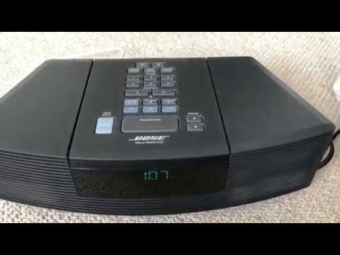 Bose Wave Radio/CD demonstration for eBay sale in Oct 2018