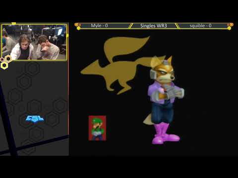 Mass Madness 26 SSBM - Myle (Luigi) vs. squible (Fox) - Melee WR3