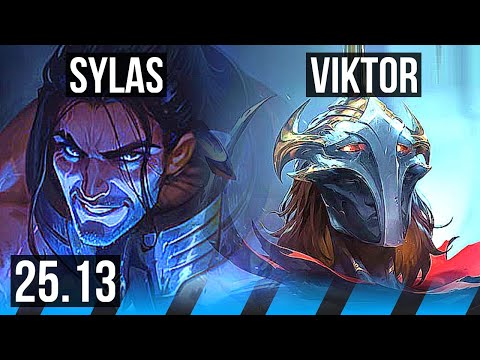 SYLAS vs VIKTOR (MID) | Dominating | KR Diamond | 25.13