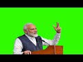 PM Narendra Modi Speech Green Screen Stock Footage