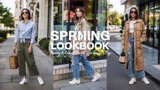 Spring Lookbook 2025 Trendy & Casual Outfits You NEED to Try! 🌸✨