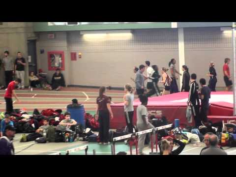 John Lofranco doing his first training of the year