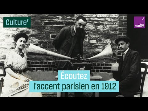 Enregistré en 1912, ce tapissier découvre son accent parisien
