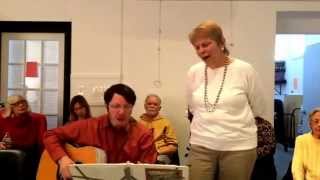 Bob Mecklenburger and Ingrid Heldt    Oh Had I A Golden Thread.  Clearwater Circle of Song  5-4-14