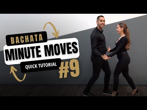 Bachata Minute Moves - Bachata Box Step With Partner - Demetrio & Nicole - Bachata Dance Academy