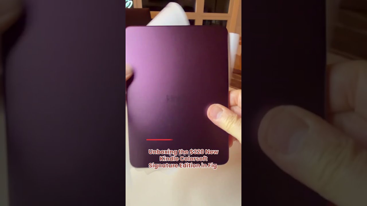 Unboxing: $320 Kindle Colorsoft Signature Edition (2026)