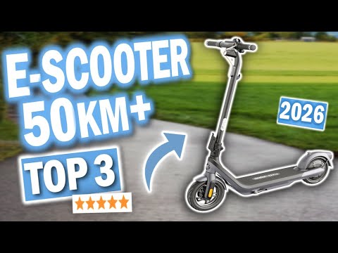 E-SCOOTER mit hoher Reichweite: Top 3 E-Scooter 2026 im Vergleich 🛴🔋