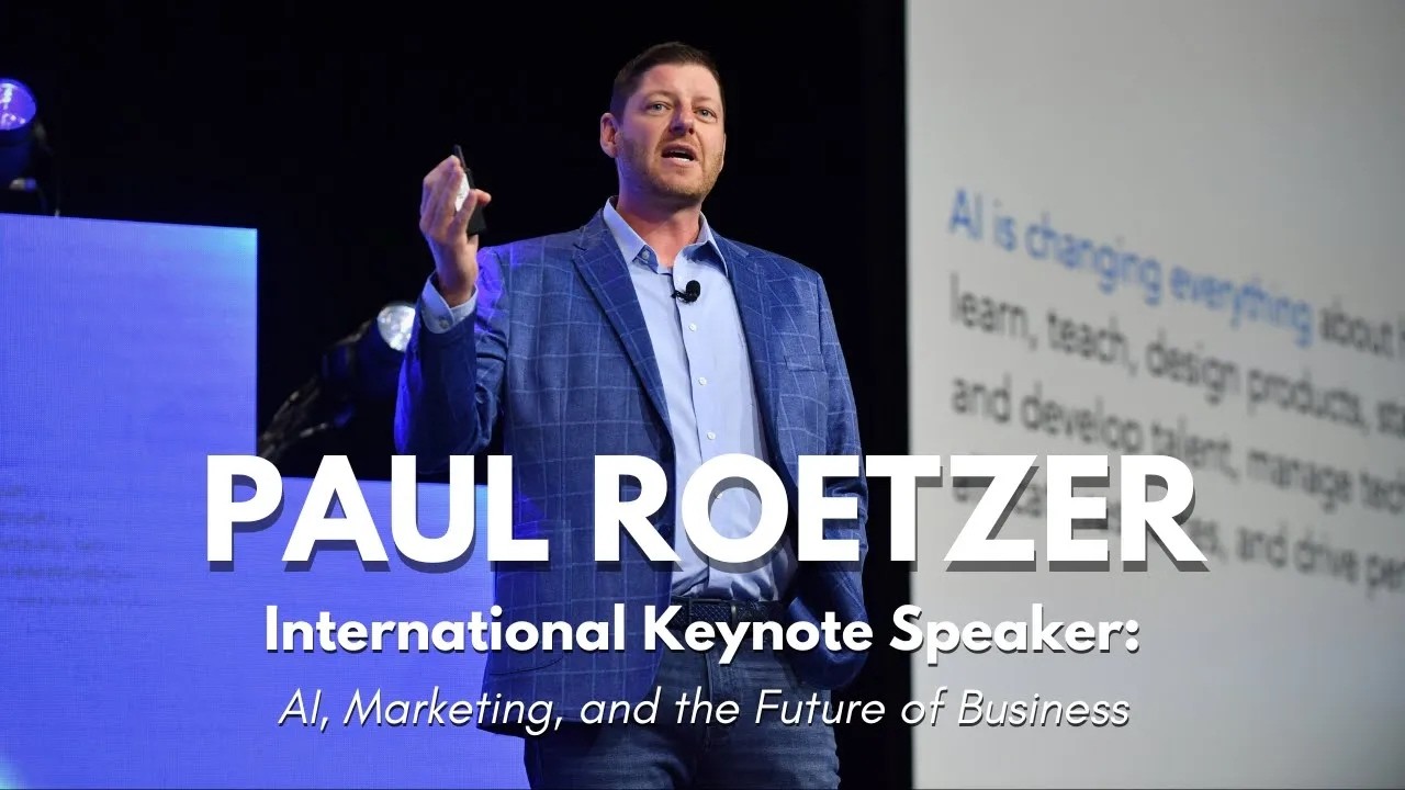 Paul Roetzer - Keynote Speaker: Leading Voice on Responsible AI for Marketing and Business