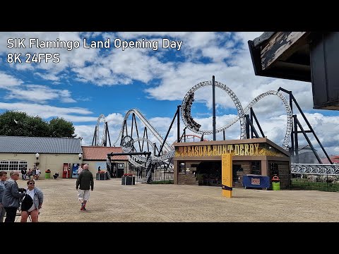 SIK Opening Day at FlamingoLand 8K 24FPS - GLXYFPV