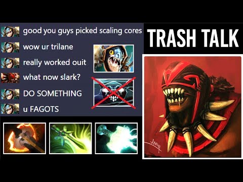 From Trash Talk to BabyRage Slark Deleted by Bloodseeker 1000ms Flash Speed Epic Comeback WTF Dota 2