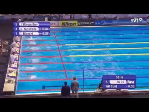 Sarah Sjöström VM-Guld 100 m fjäril