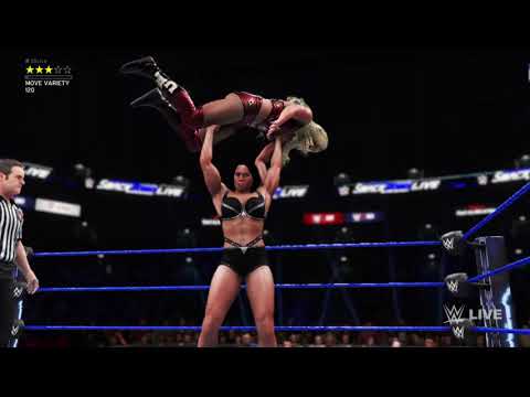 WWE SMACKDOWN CHYNA Vs. CHARLOTTE FLAIR ONE LAST TIME BEFORE EVOLUTION