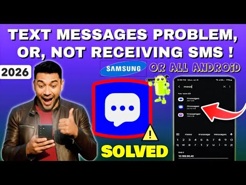 Fix Not Receiving Text Messages Android || My Phone Won't Receive Text Messages But I Can Send Them