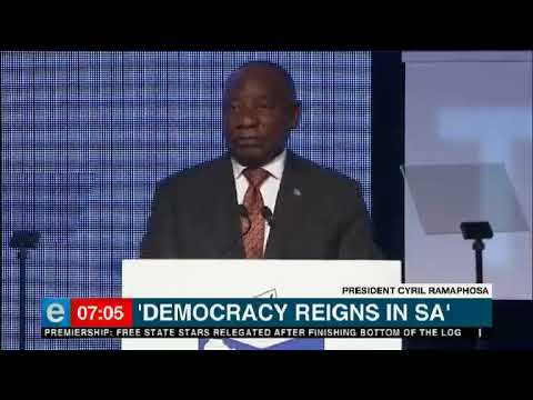 Democracy reigns in SA says Ramaphosa