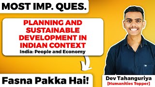Planning and Sustainable Development in Indian Context Geograpy Class 12 Important Questions Term 2