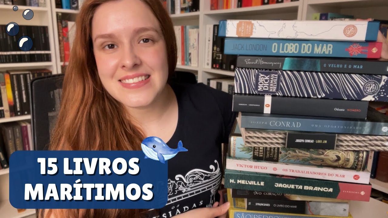 15 livros com temática marítima 🌊