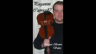 Alastair Brown, Violist, plays Paganini Caprice #7