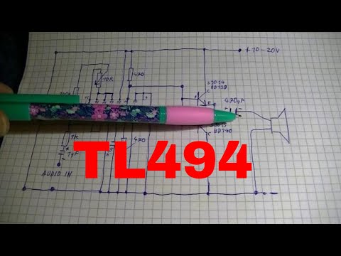 Bastelprojekt Class D Audioverstärker mit TL494 - eflose #997