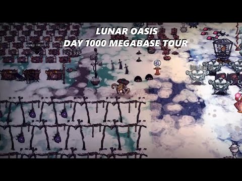 DST Mega Base Tour 1000+ Days - Lunar Oasis | Don't Starve Together